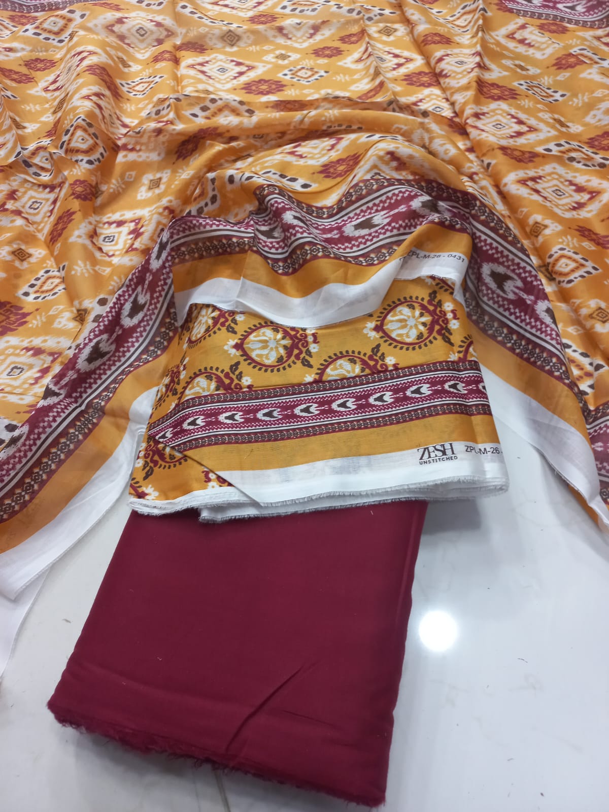 Zeesh Digital Printed Lawn 3pc Unstiched ZEESH TEXTILE 2026 Latest Collection