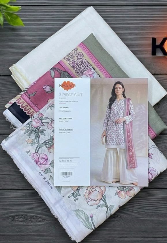 Khaadi Digital Printed Lawn 3pc Unstiched