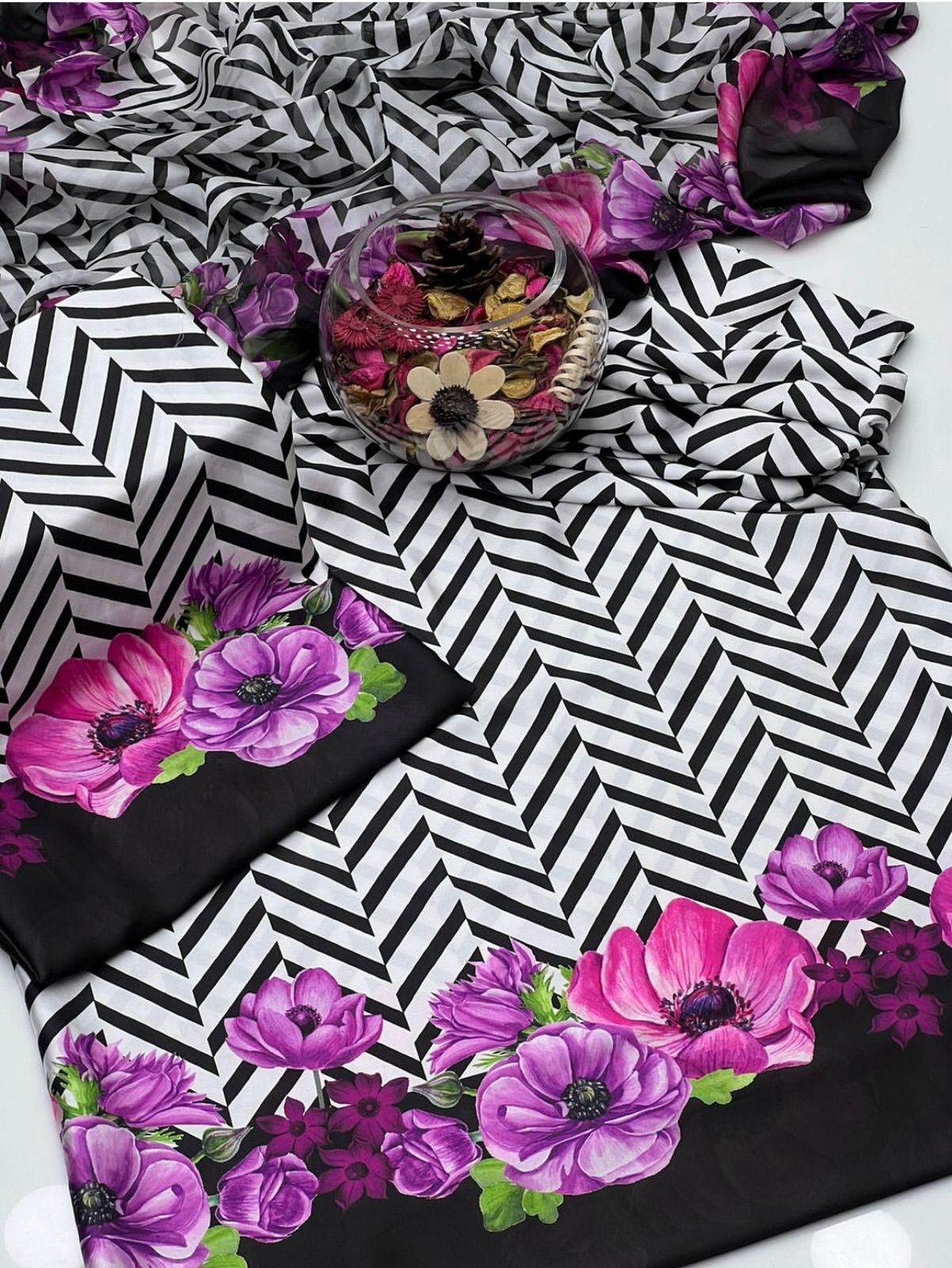 Floral Melody Digital Printed
