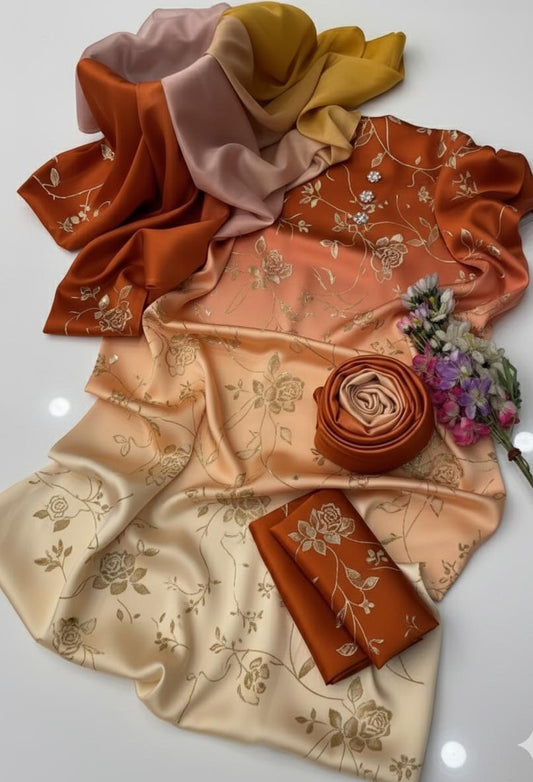 Double Shaded Melody Digital Printed