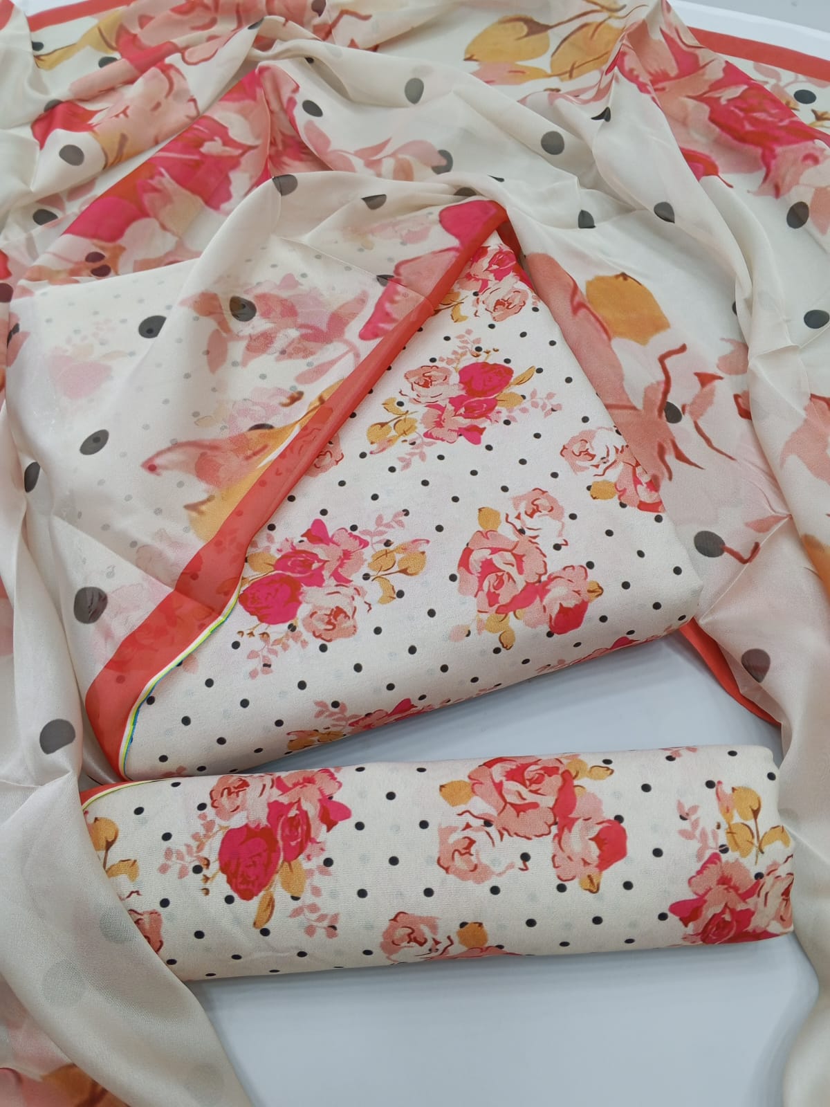 Floral Melody Swiss Lawn Digital Printed