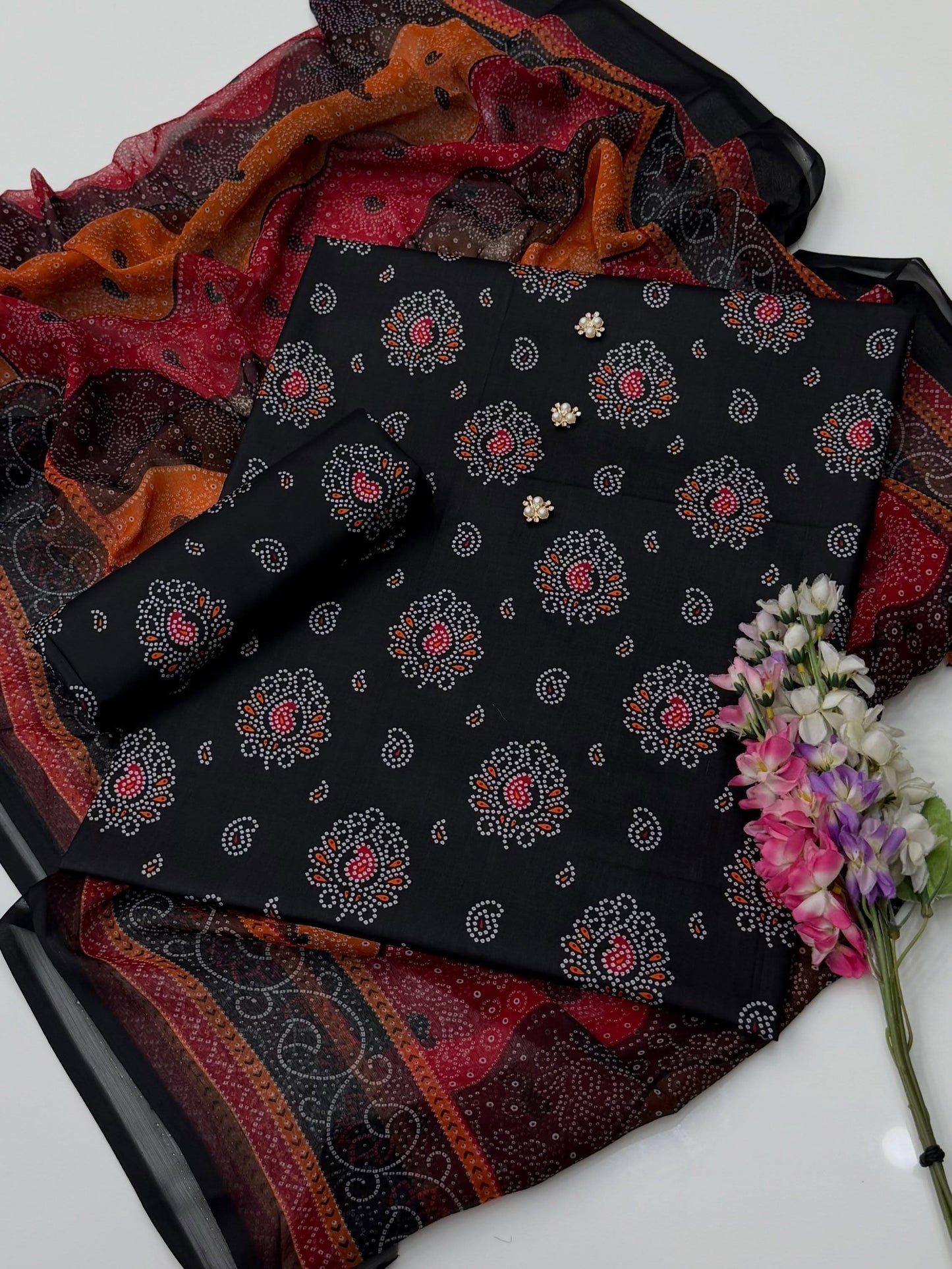 Chunri Print Lawn Collection 3pc Unstiched