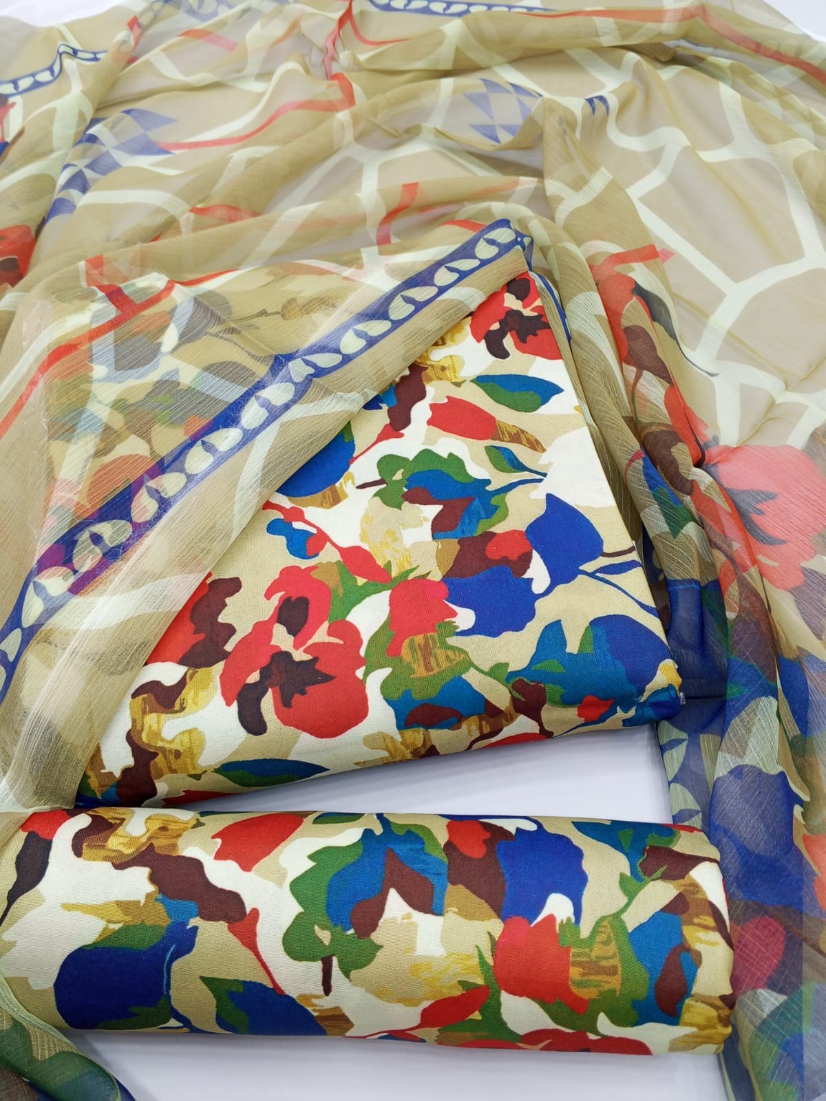 Floral Melody Swiss Lawn Digital Printed