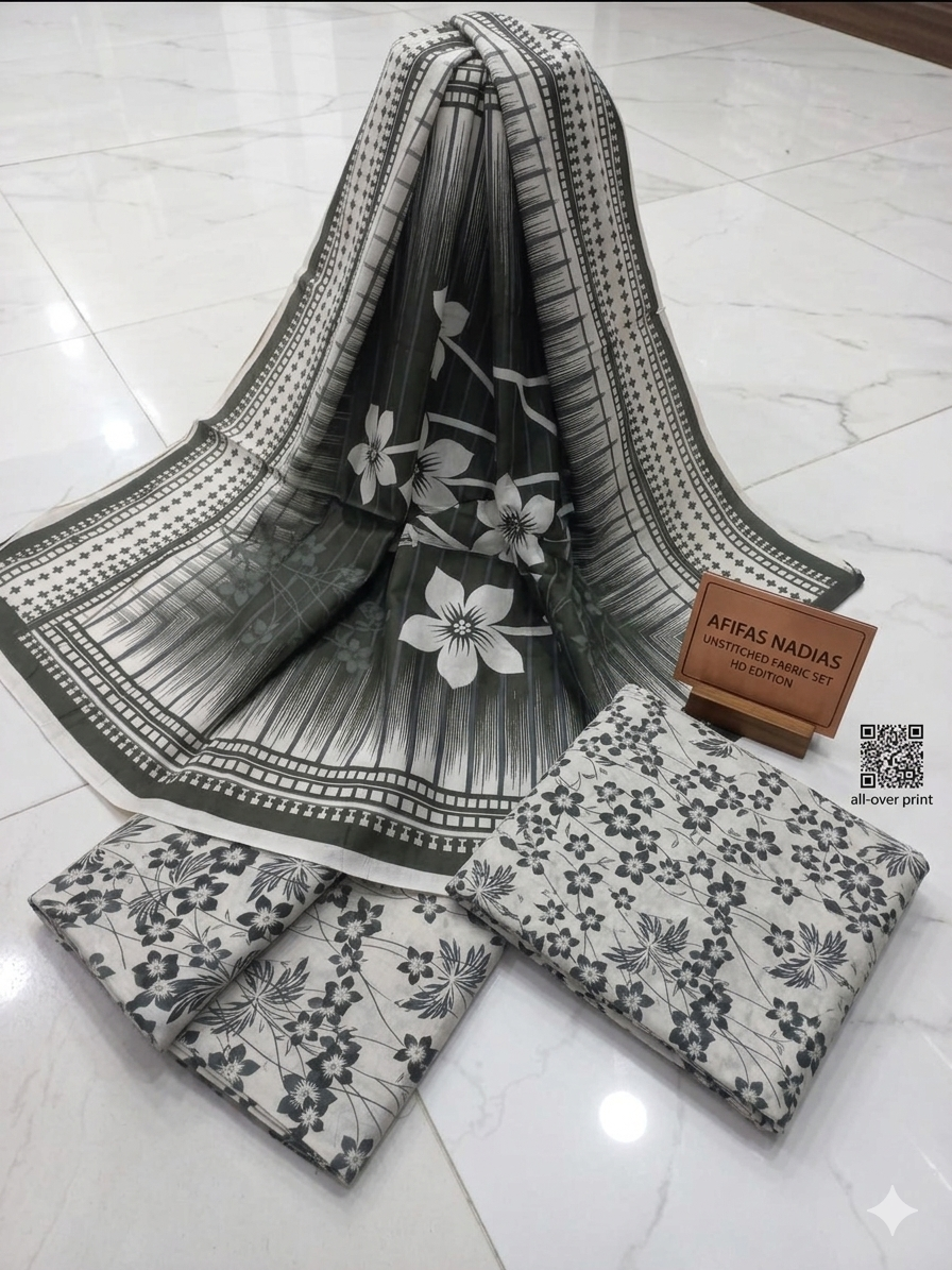 Trending Lawn Digital Printed 3pc Unstiched