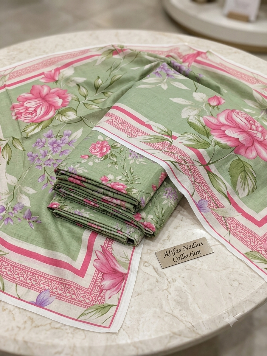 Trending Lawn Digital Printed 3pc Unstiched