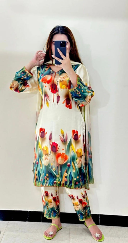 Floral Melody Digital Printed