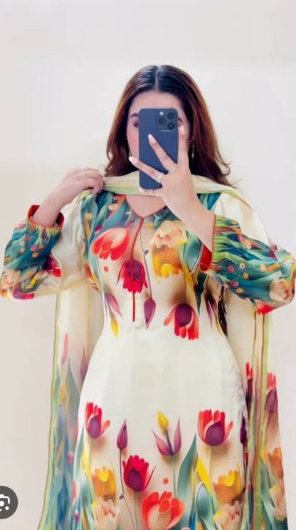 Floral Melody Digital Printed