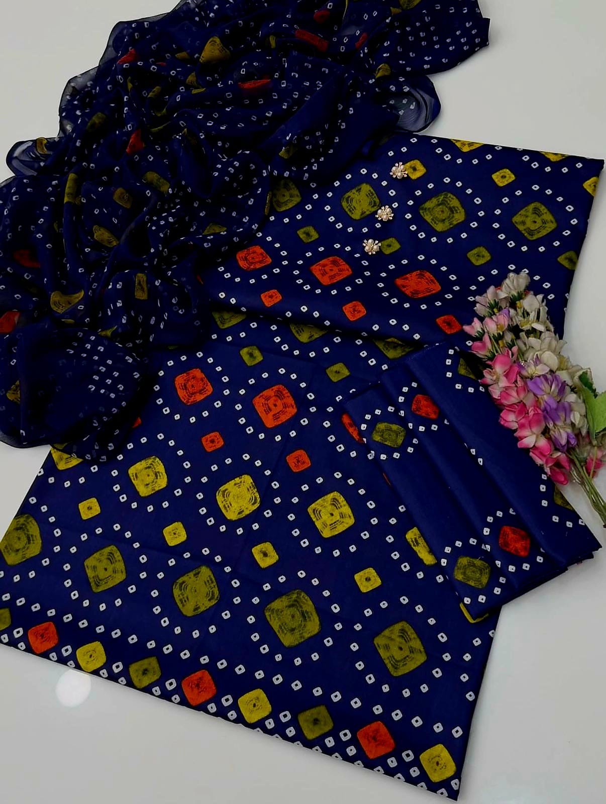 Floral Melody Swiss Lawn Digital Printed