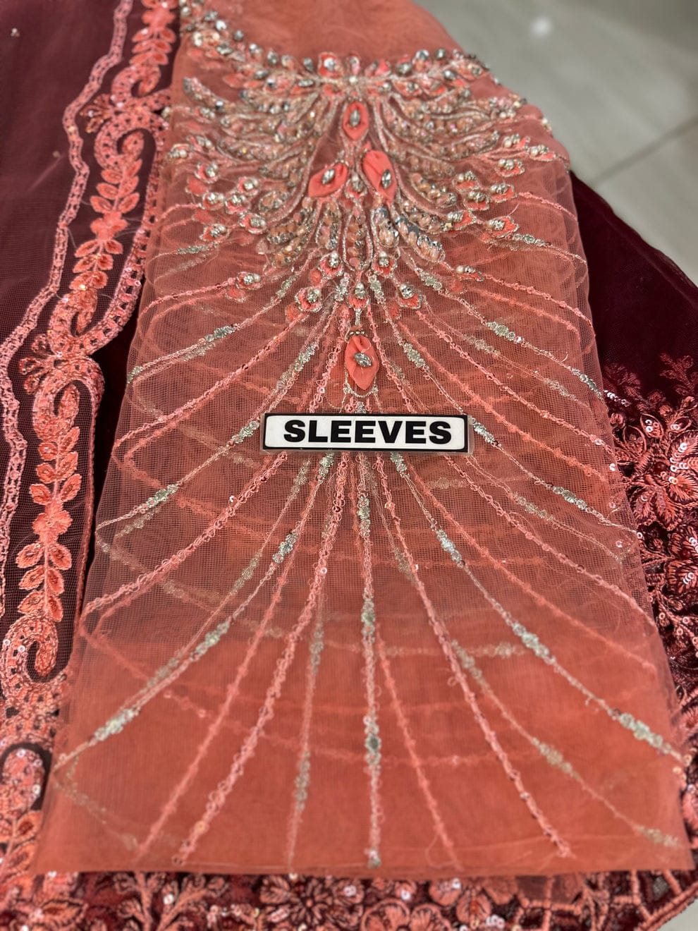 Maria B Wedding Net Saree Collection