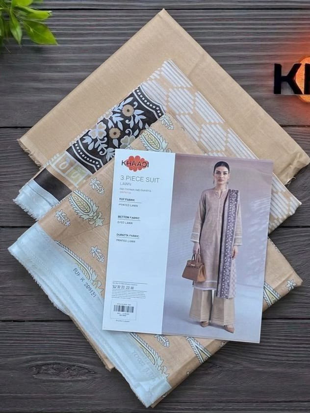 Khaadi Digital Printed Lawn 3pc Unstiched