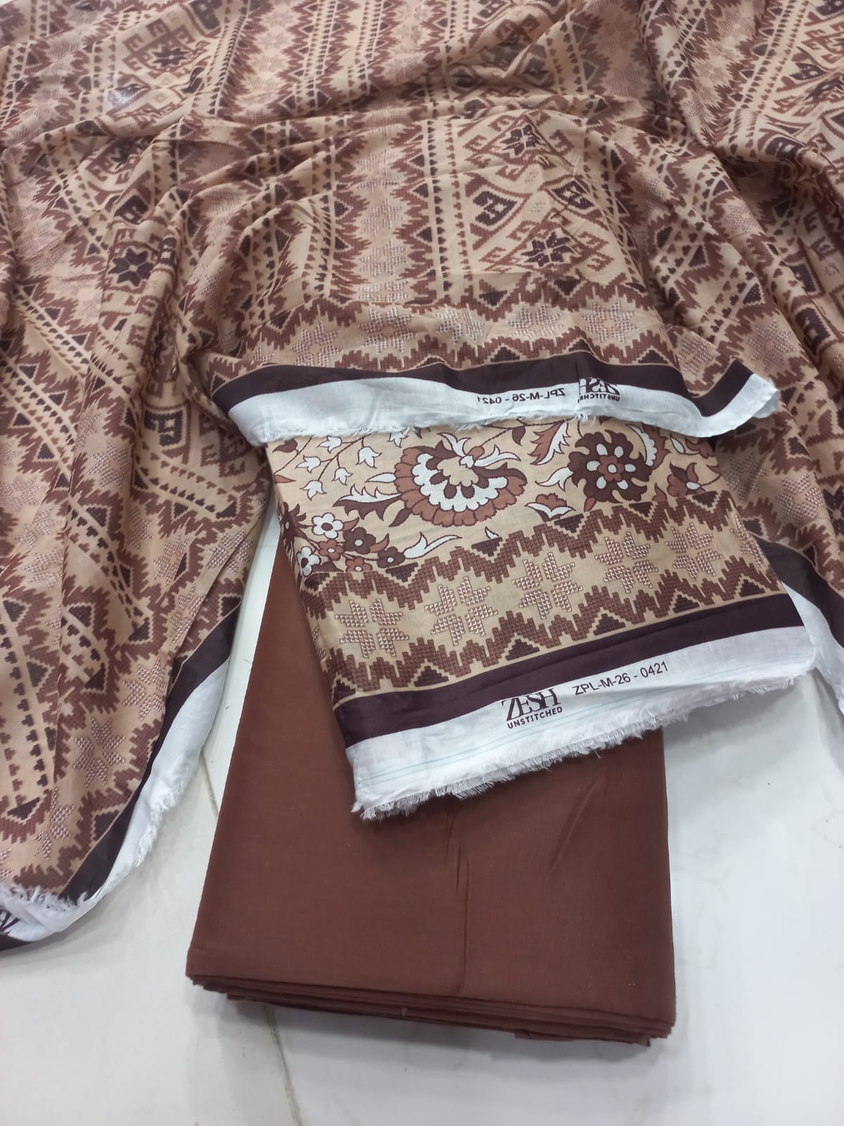 Zeesh Digital Printed Lawn 3pc Unstiched ZEESH TEXTILE 2026 Latest Collection