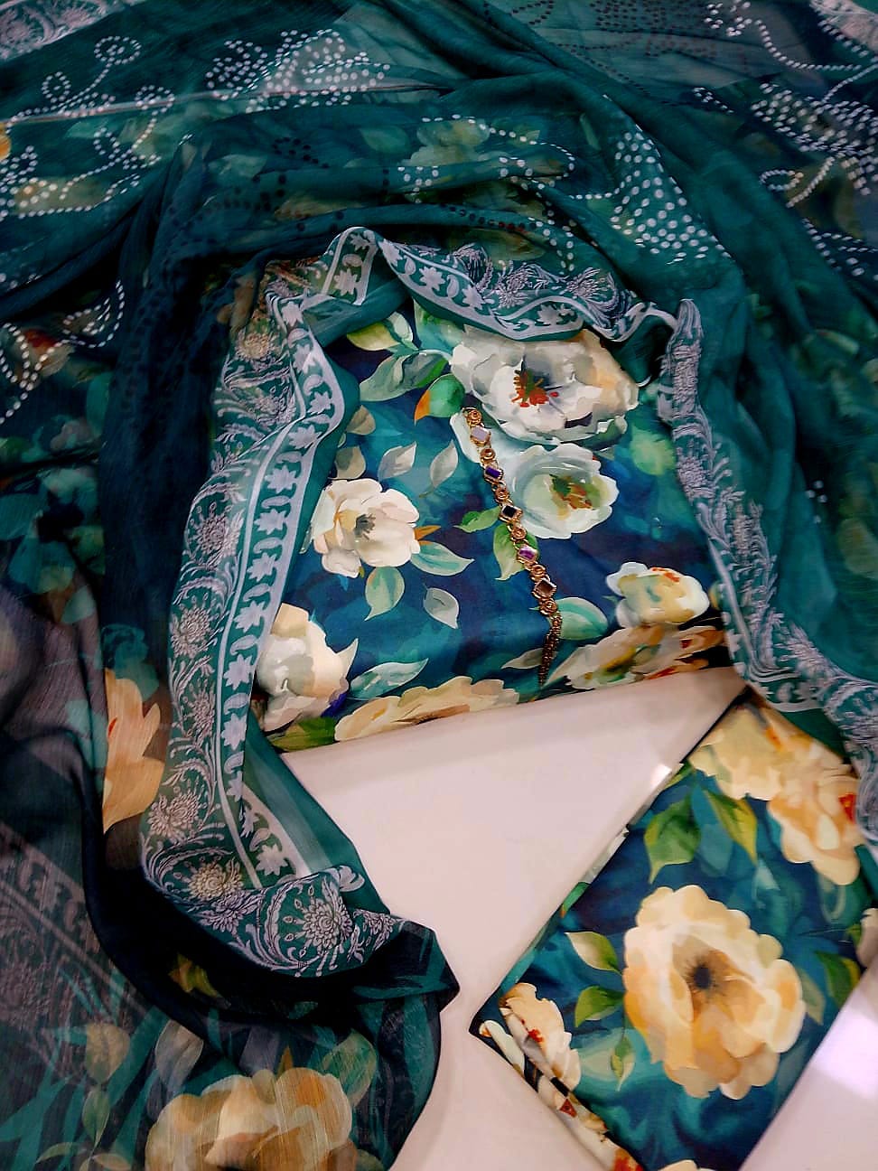 Floral Melody Swiss Lawn Digital Printed
