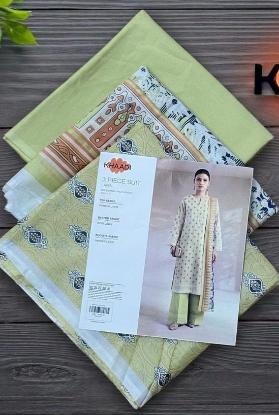 Khaadi Digital Printed Lawn 3pc Unstiched