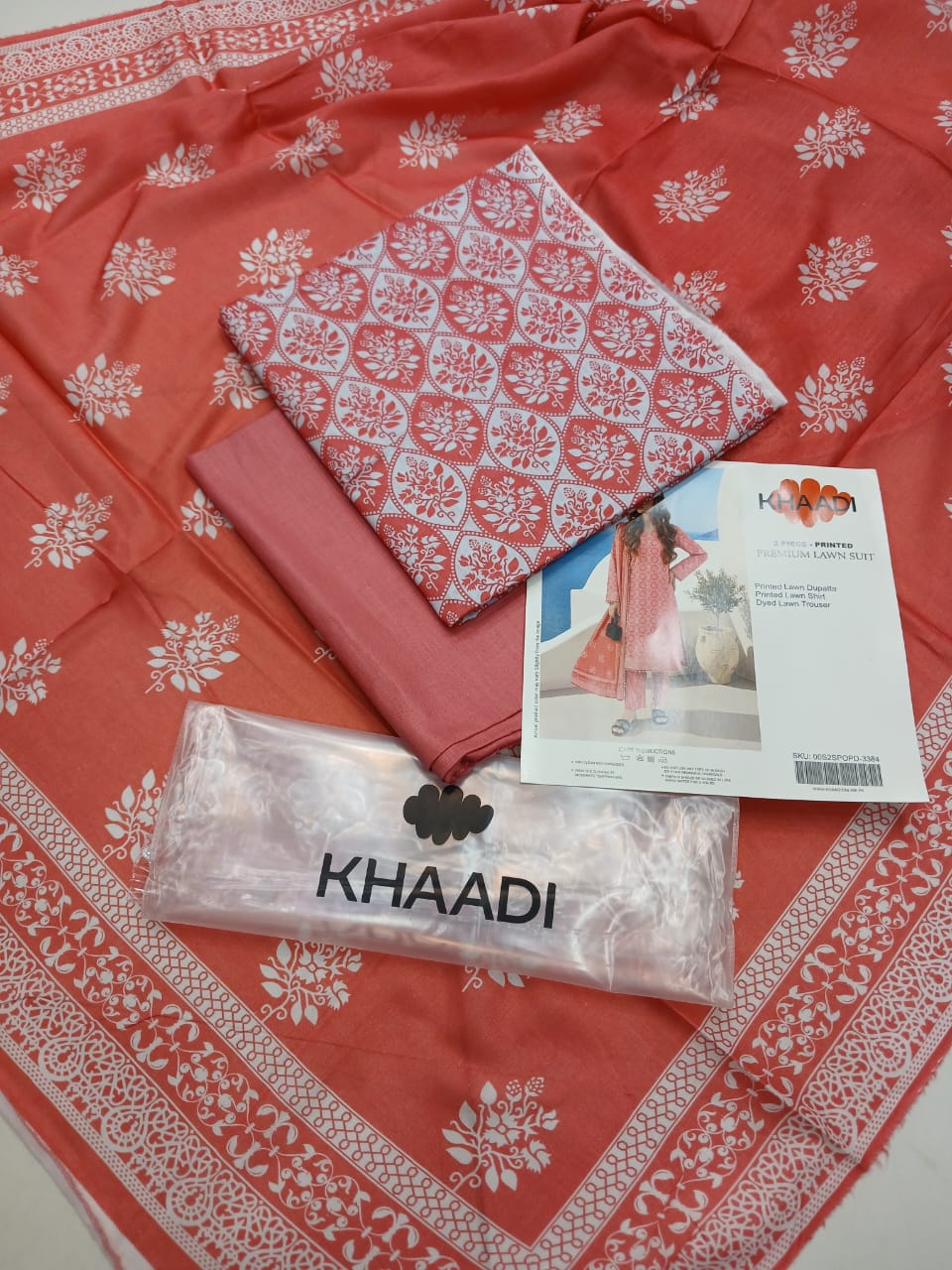 Khaadi Lawn Digital Printed 3pc Unstiched