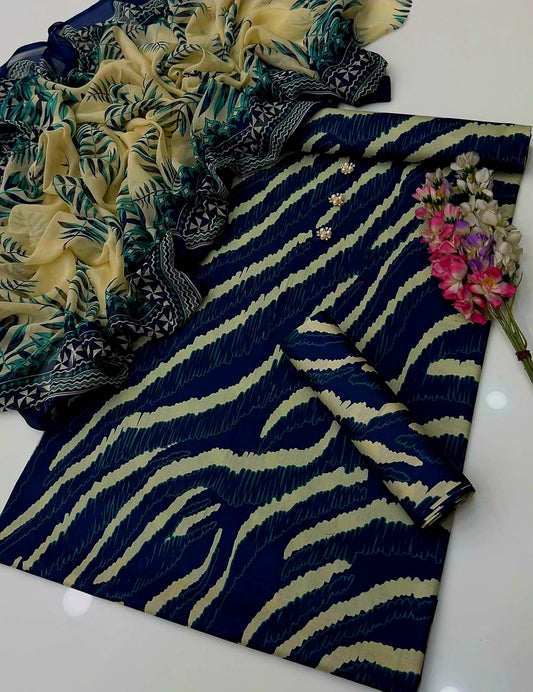 Floral Melody Swiss Lawn Digital Printed