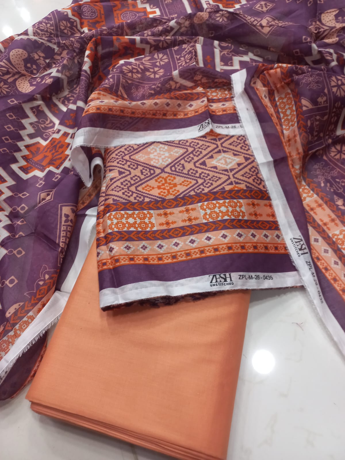 Zeesh Digital Printed Lawn 3pc Unstiched ZEESH TEXTILE 2026 Latest Collection