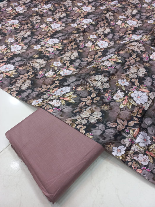 Al-Karam Digital Printed Lawn 2pc Unstiched