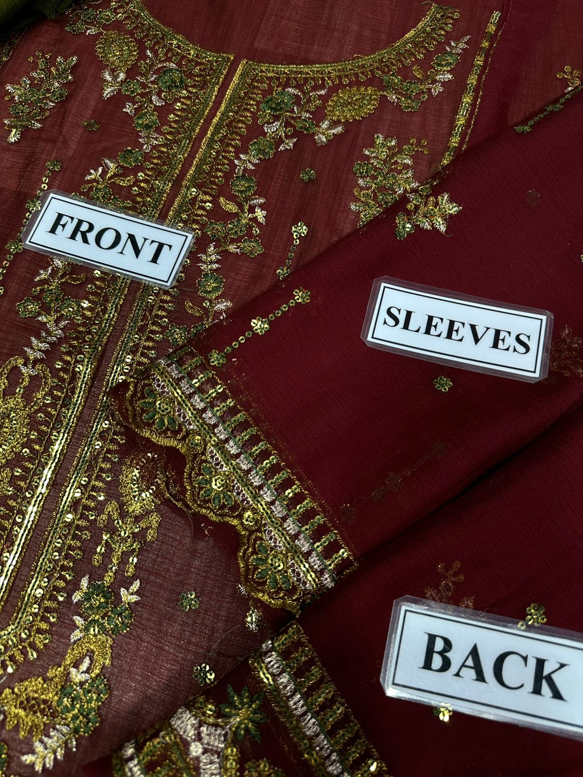 Brand Asim Jofa Chiffon Embroidered Wedding Collection 3pc Unstiched