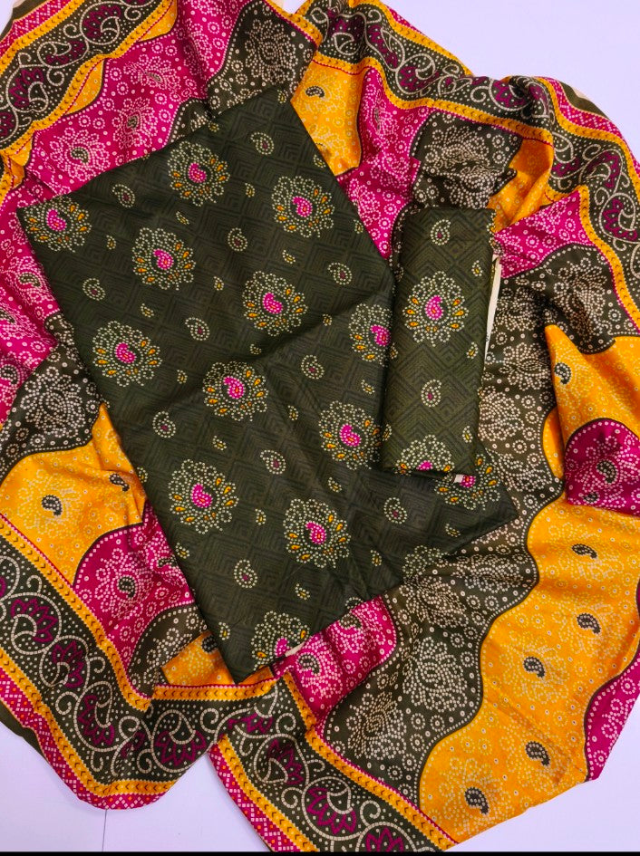 Chunri Print Lawn Collection 3pc Unstiched