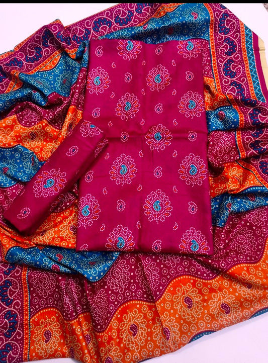 Chunri Print Lawn Collection 3pc Unstiched