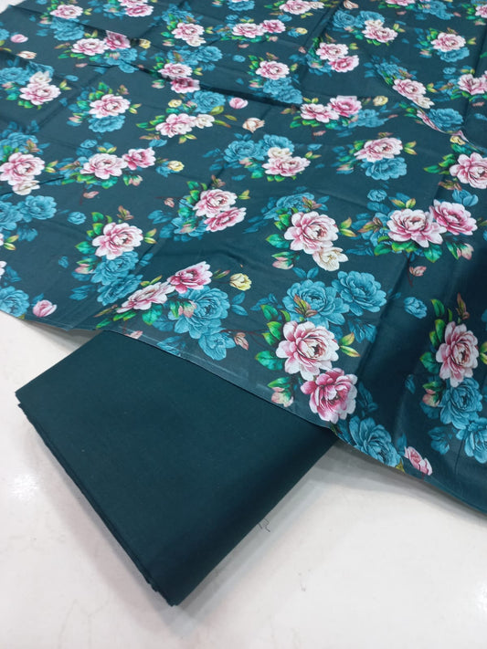 Al-Karam Digital Printed Lawn 2pc Unstiched