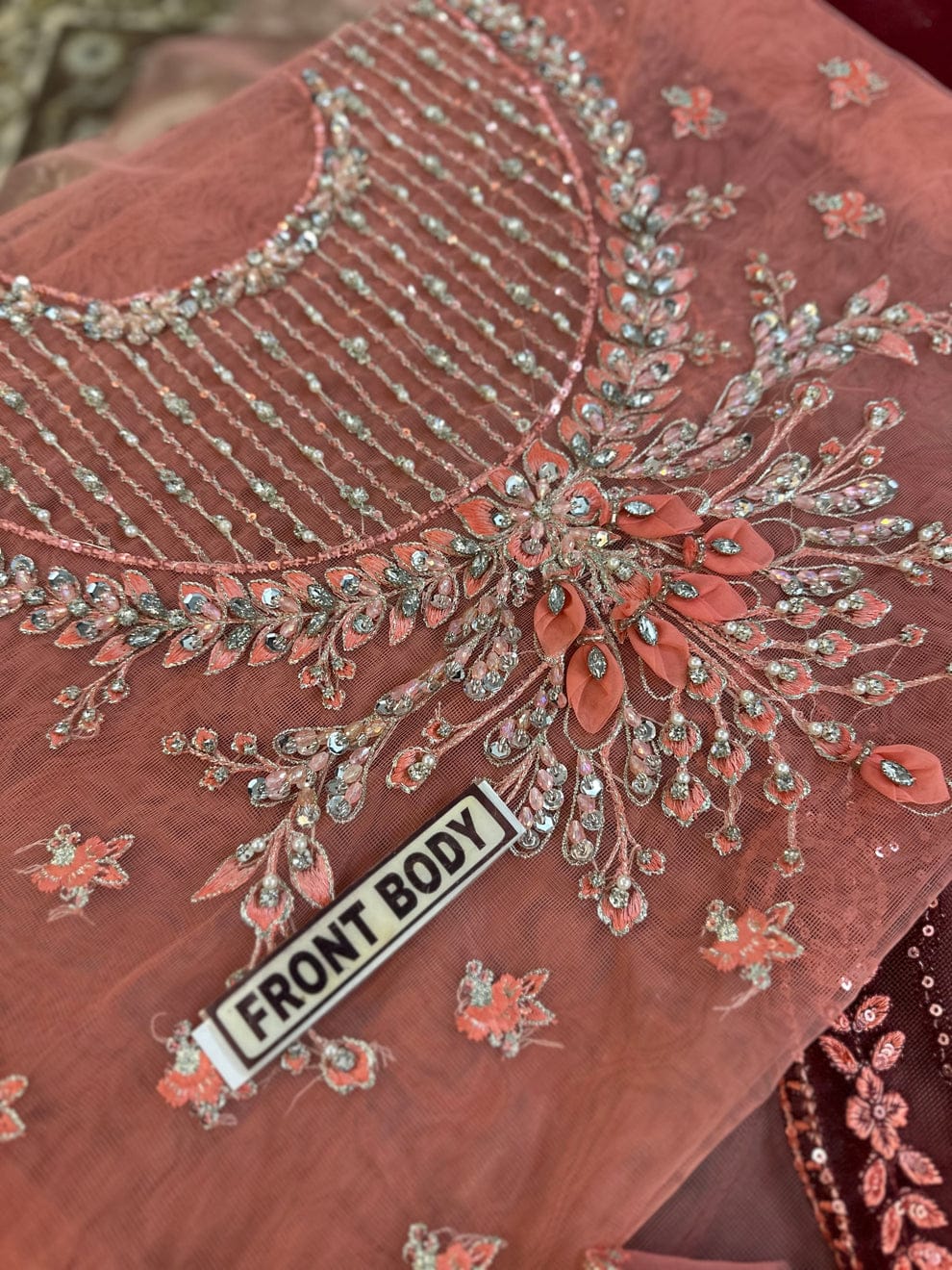 Maria B Wedding Net Saree Collection