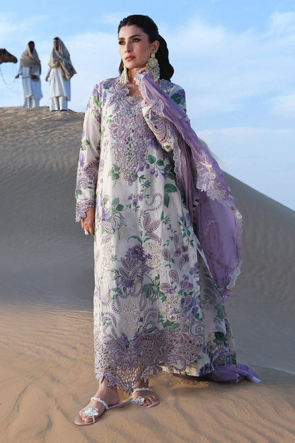 Nureh Embroidered Lawn 3pc Unstiched