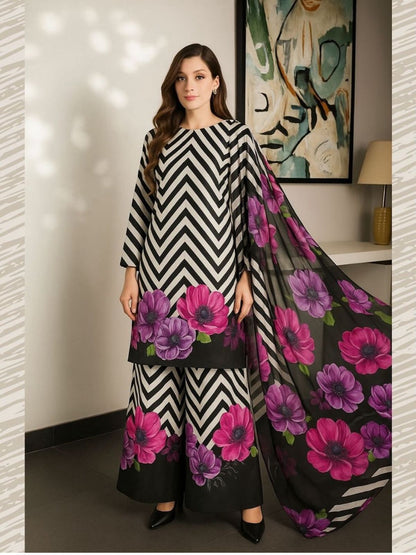 Floral Melody Digital Printed