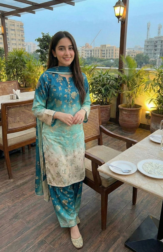 Double Shaded Melody Digital Printed