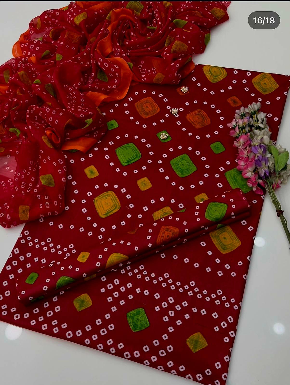 Floral Melody Swiss Lawn Digital Printed