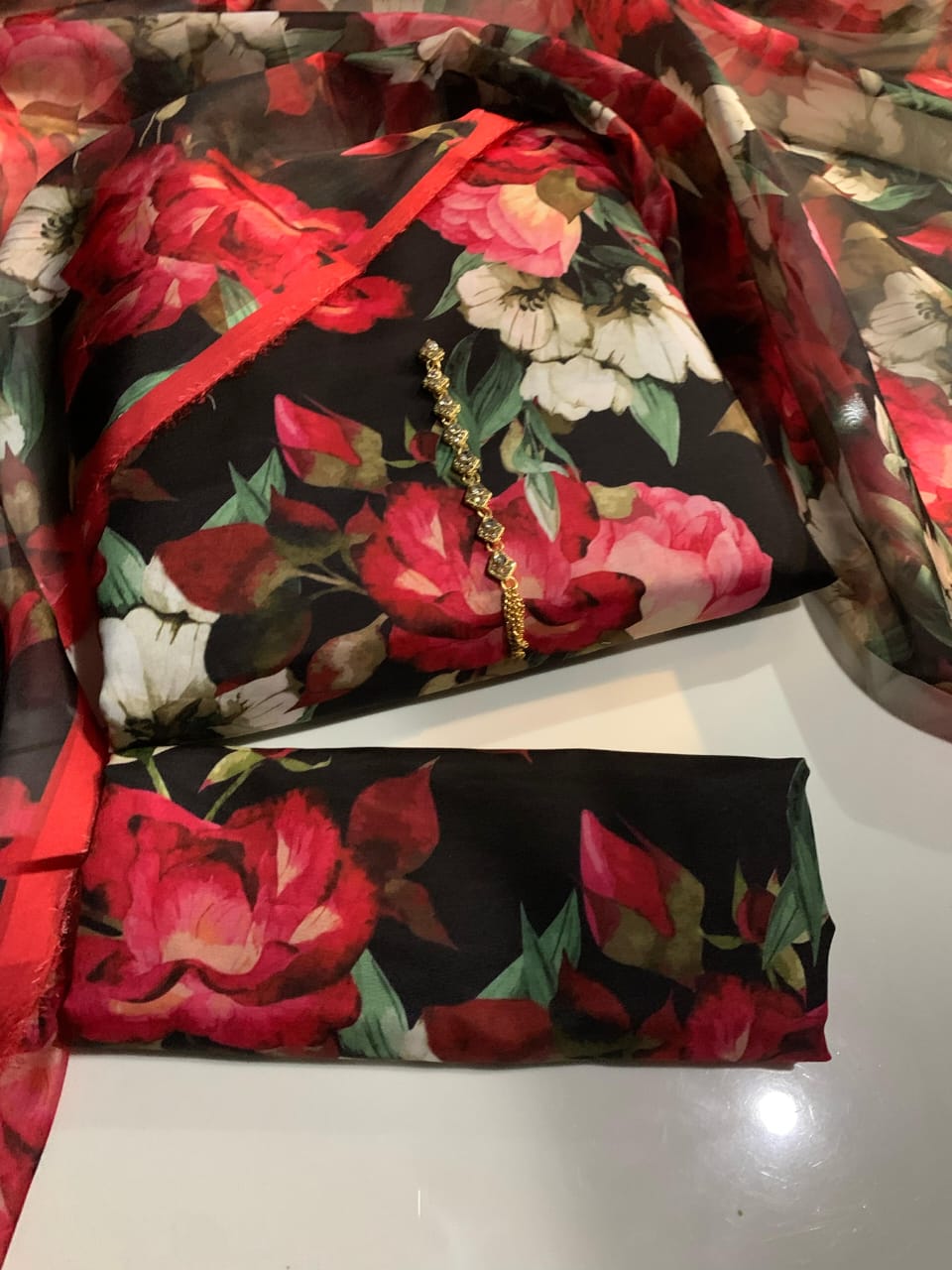 Floral Melody Swiss Lawn Digital Printed