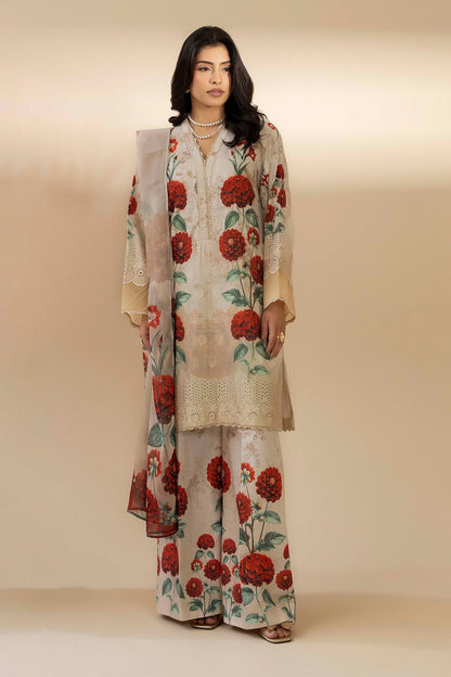 Adan Libas Lawn Chikankari Embroidered Collection 3pc Unstiched
