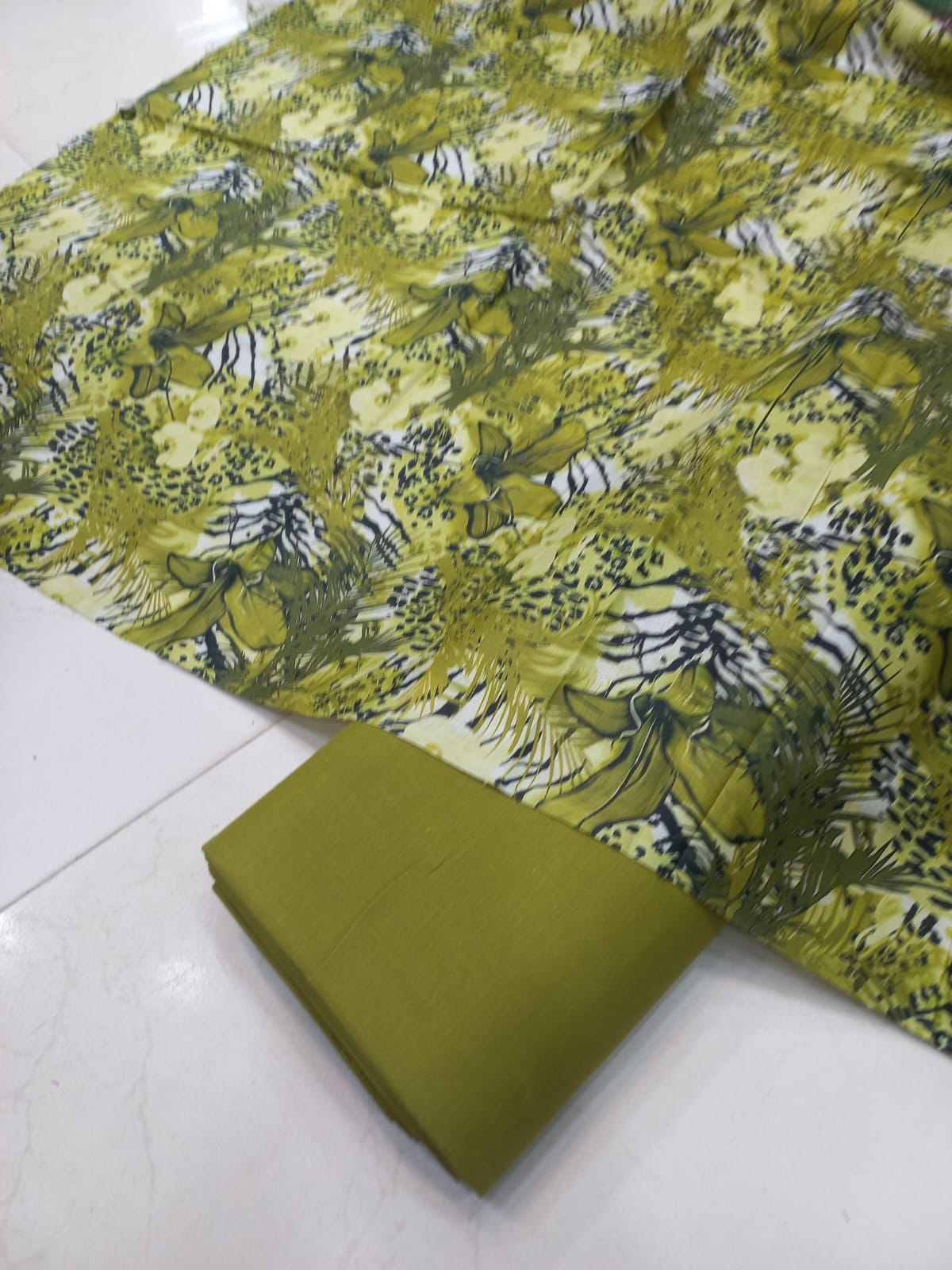 Al-Karam Digital Printed Lawn 2pc Unstiched
