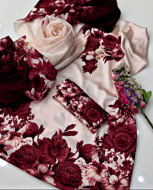 Floral Melody Digital Printed
