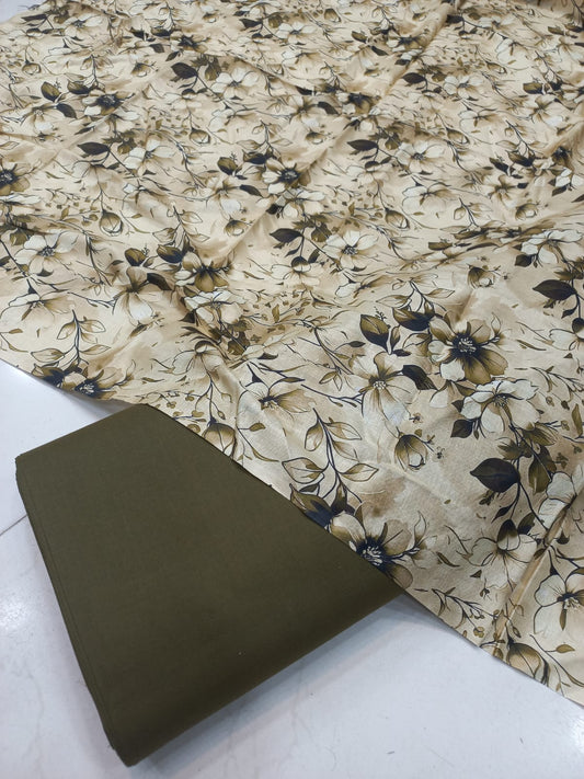 Al-Karam Digital Printed Lawn 2pc Unstiched