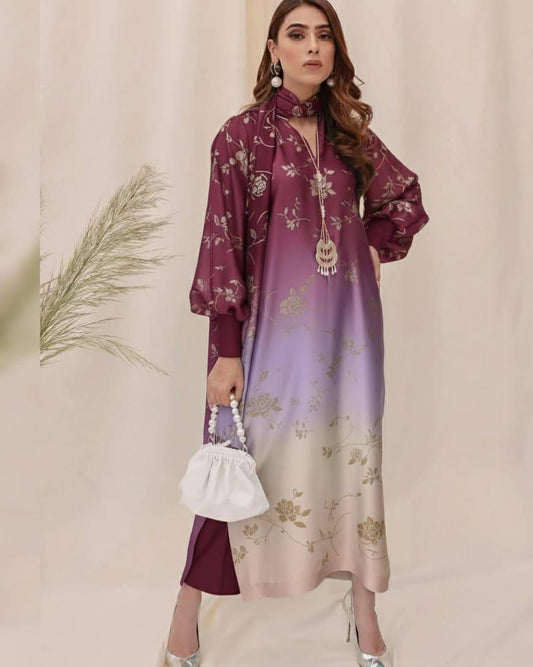 Double Shaded Melody Digital Printed