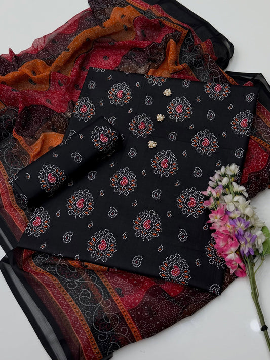 Chunri Print Lawn Collection 3pc Unstiched