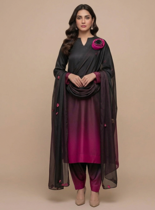 Double Shaded Melody Digital Printed