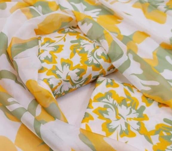 Floral Melody Swiss Lawn Digital Printed