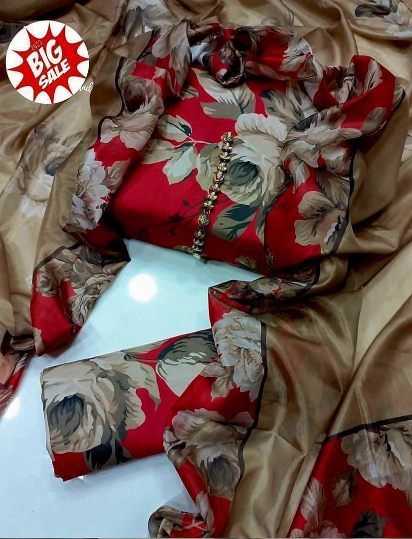 Floral Swiss Lawn Digital Printed 3pc Unstiched